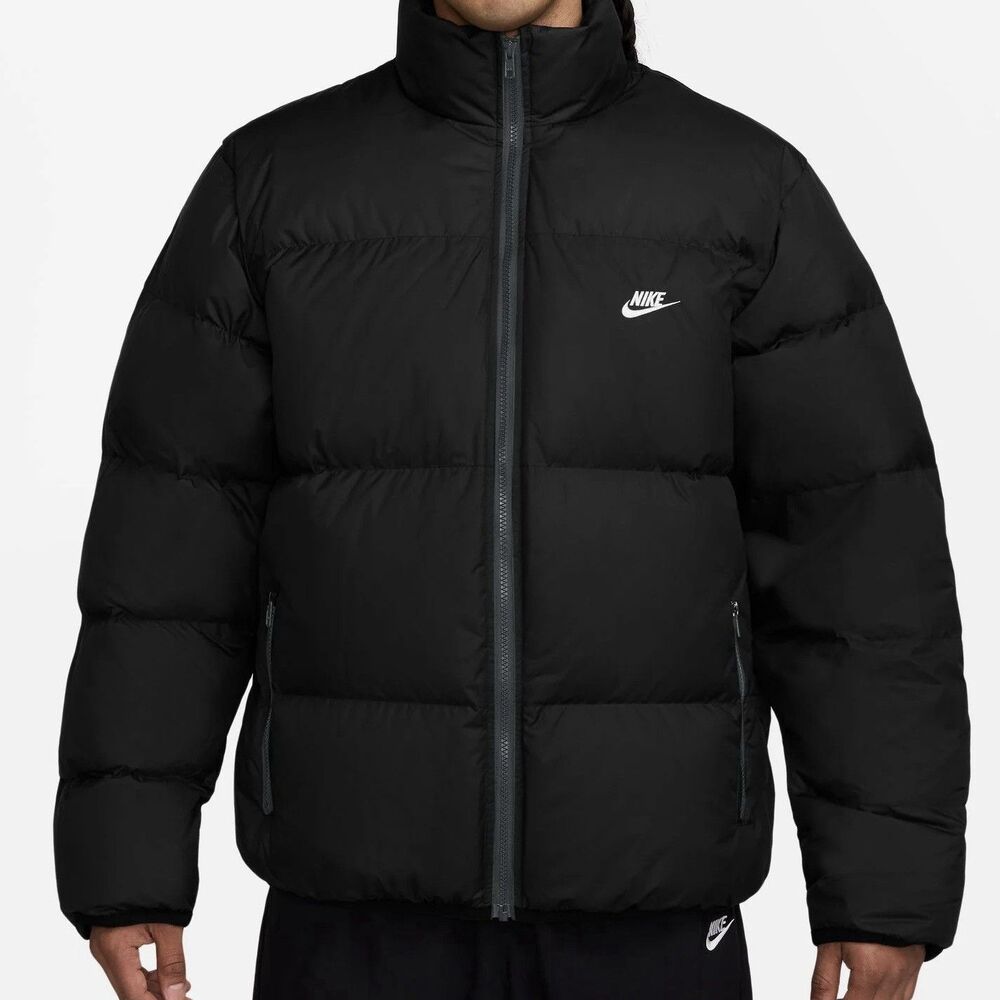 Nike Sportswear Men’s Size XL Black 650 Down Club Heavyweight Puffer Jacket